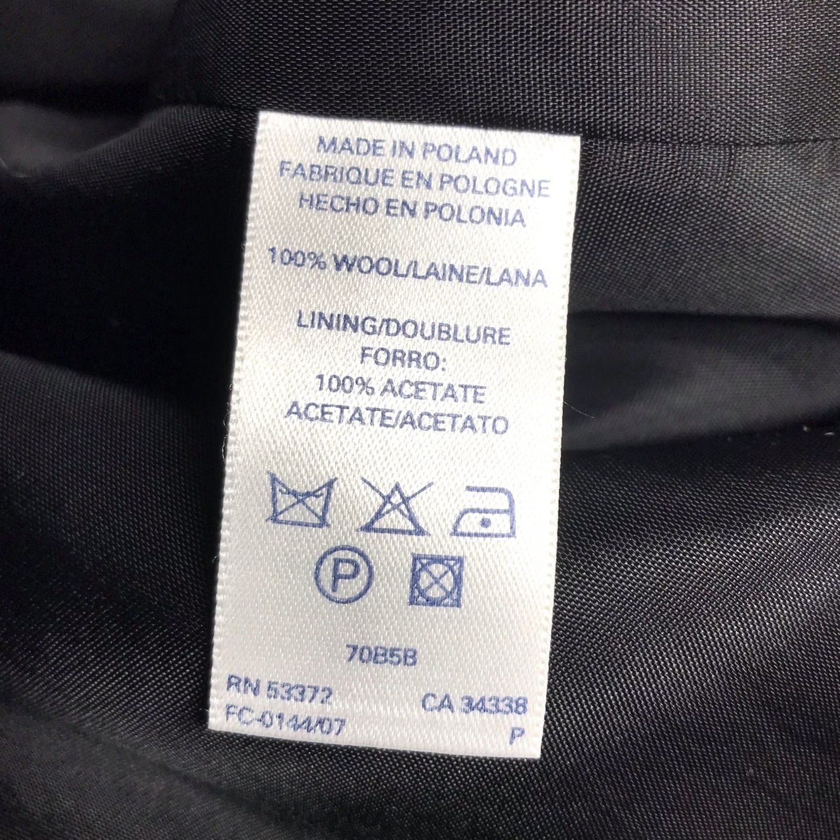 French Connection French Connection Women Black Wool Double-Breasted Button-Up Peacoat Overcoat 12 Size XL / US 12-14 / IT 48-50 - 4 Thumbnail