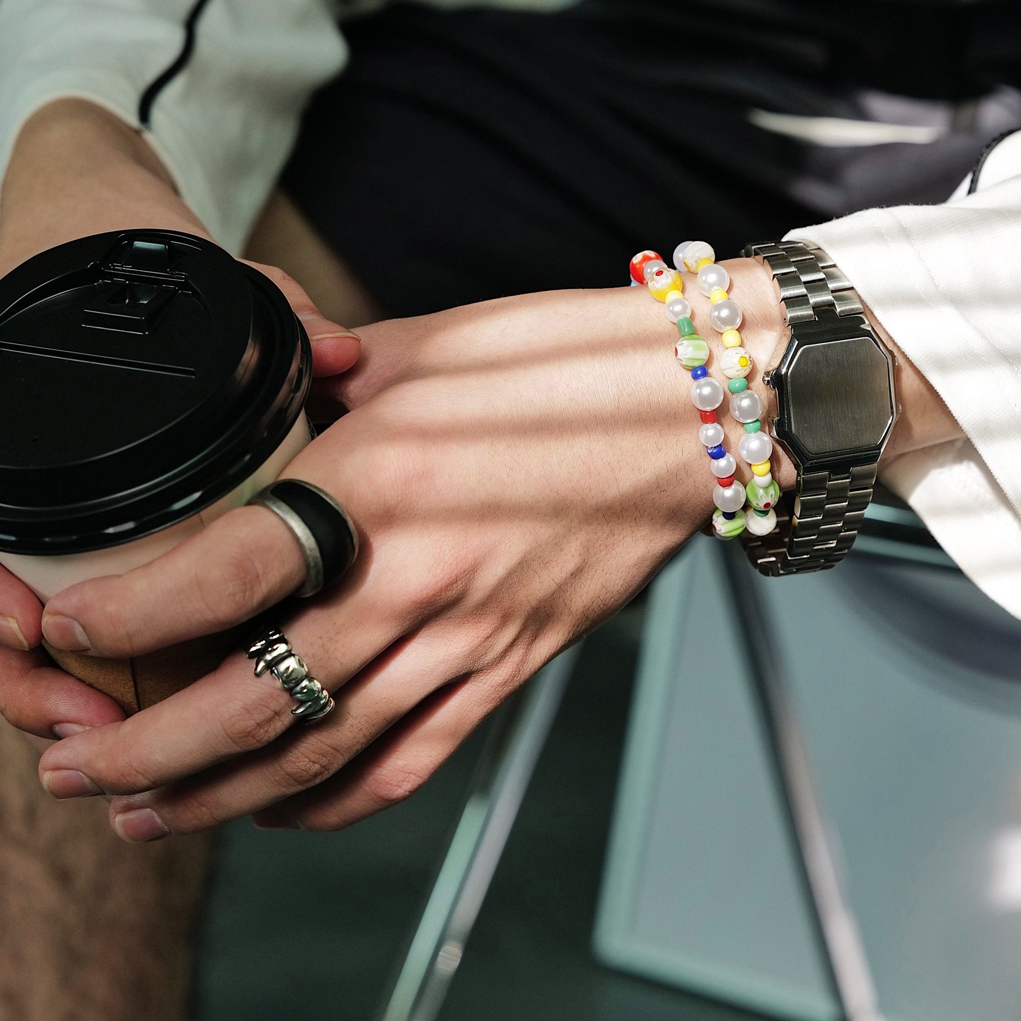 Jewelry Matchless Jewelry Rings Open Size Chrome Ring (Size 7-13) Size ONE SIZE - 4 Thumbnail