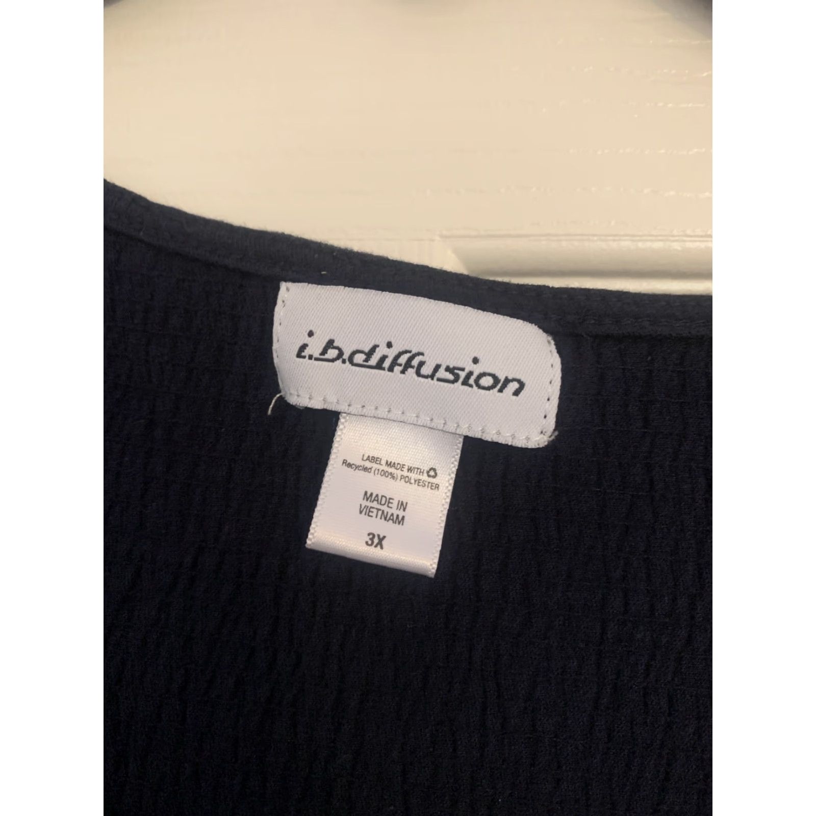 Vintage VINTAGE ib diffusion Tank Top Women 3XL Blue Boat Neck Polyester Cocktail Evening 3XL Women Size XXL / US 16-18 / IT 52-54 - 3 Thumbnail