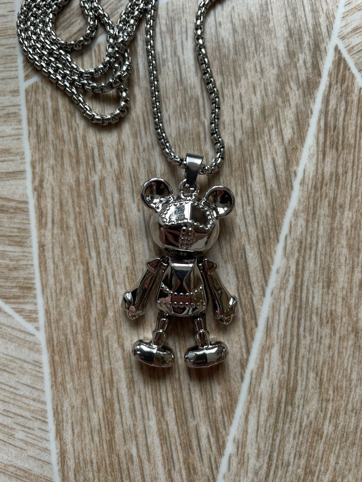 Japanese Brand × Jewelry Very Rare Avant Garde Y2K Chain Dots Logo Toy Bear Necklaces Size ONE SIZE - 3 Thumbnail