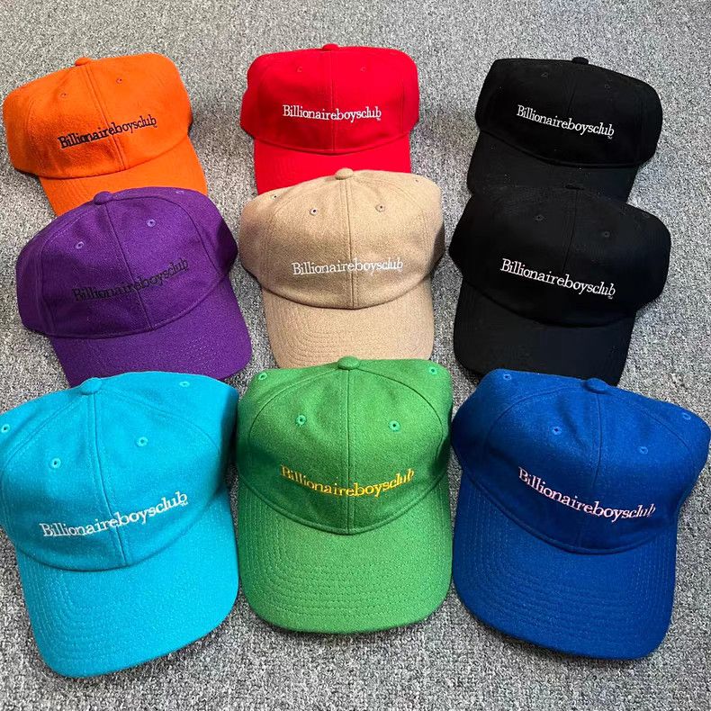 Billionaire Boys Club Classic Embroidered Logo Wool Curved Brim Baseball Cap Q7 Size ONE SIZE - 1 Thumbnail