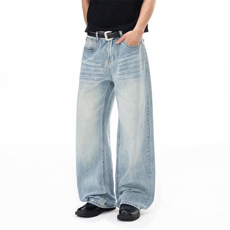 Japanese Brand American Retro Loose-Fit Straight-Leg Jeans Size US 32 / EU 48 - 4 Thumbnail
