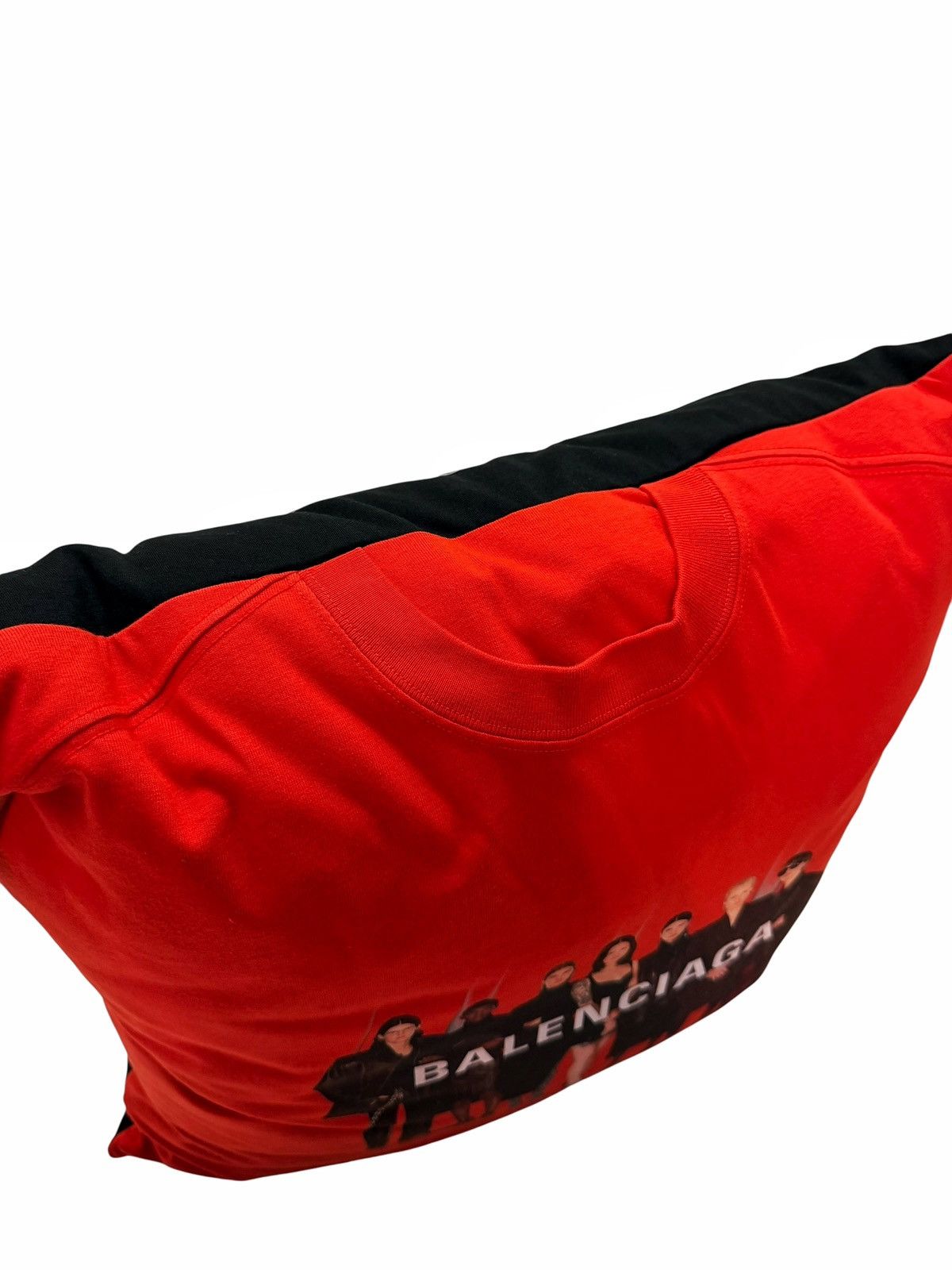 Balenciaga $1450 Recycled T-Shirt Upcycled Reconstructed Pillows Size ONE SIZE - 3 Thumbnail