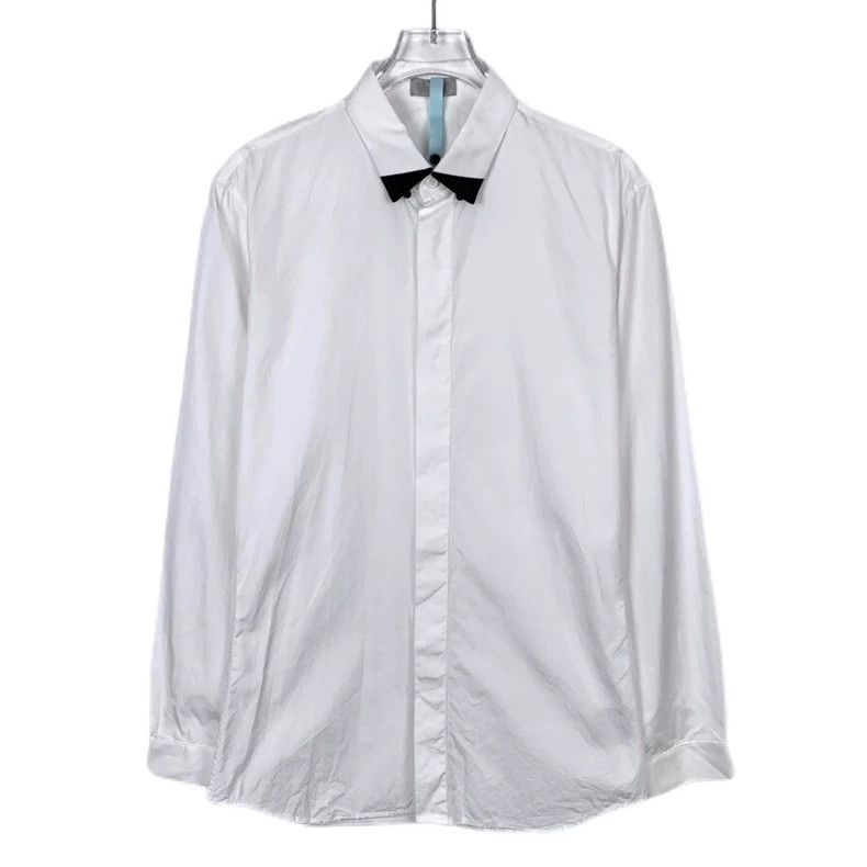 Dior Dior Size 38 Pointed collar design white lapel long-sleeved Size US XXS / EU 40 - 1 Thumbnail