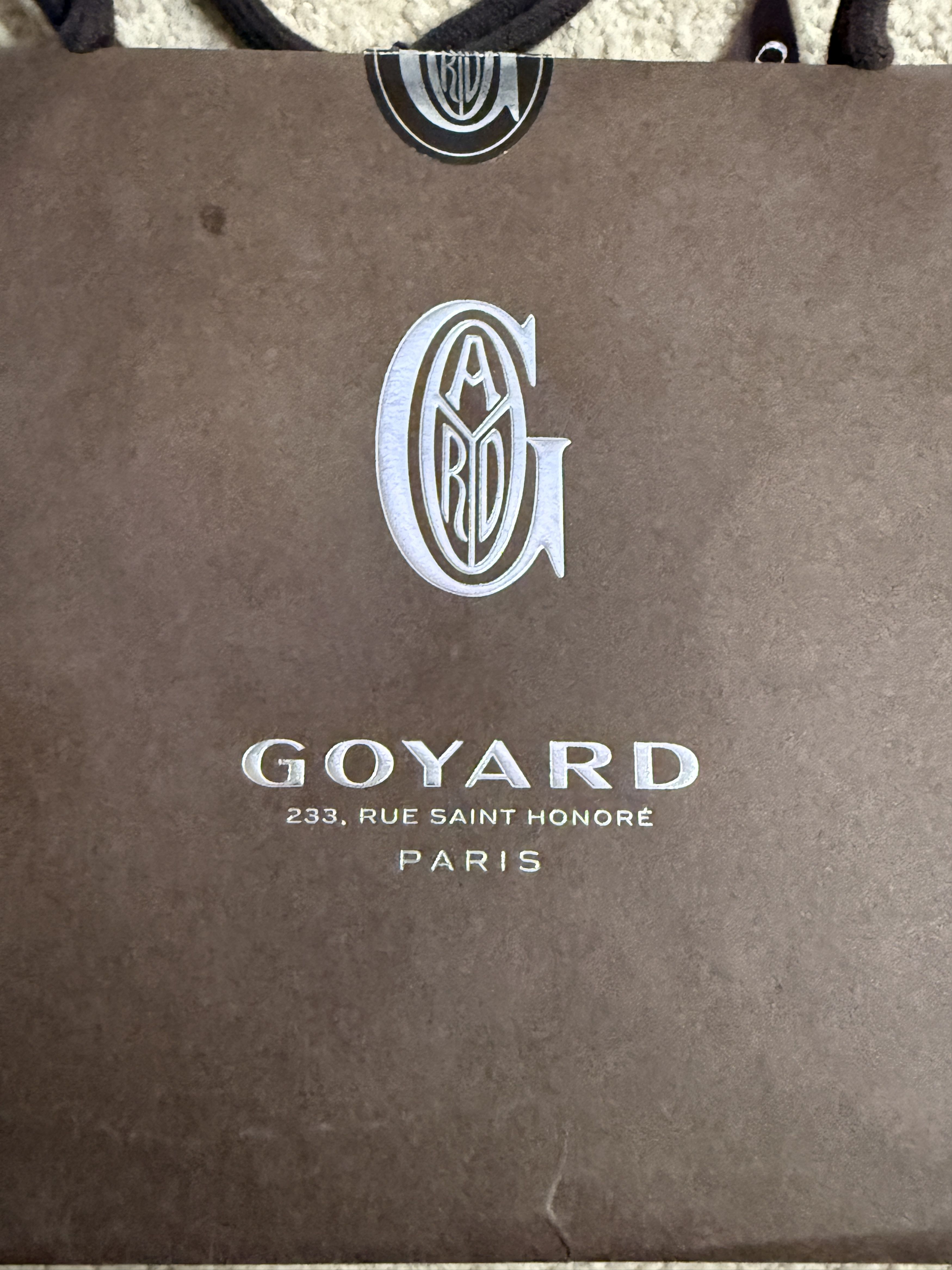 Goyard Vintage Authentic Goyard Brown Paper Shopping Gift Bag Size ONE SIZE - 6 Thumbnail