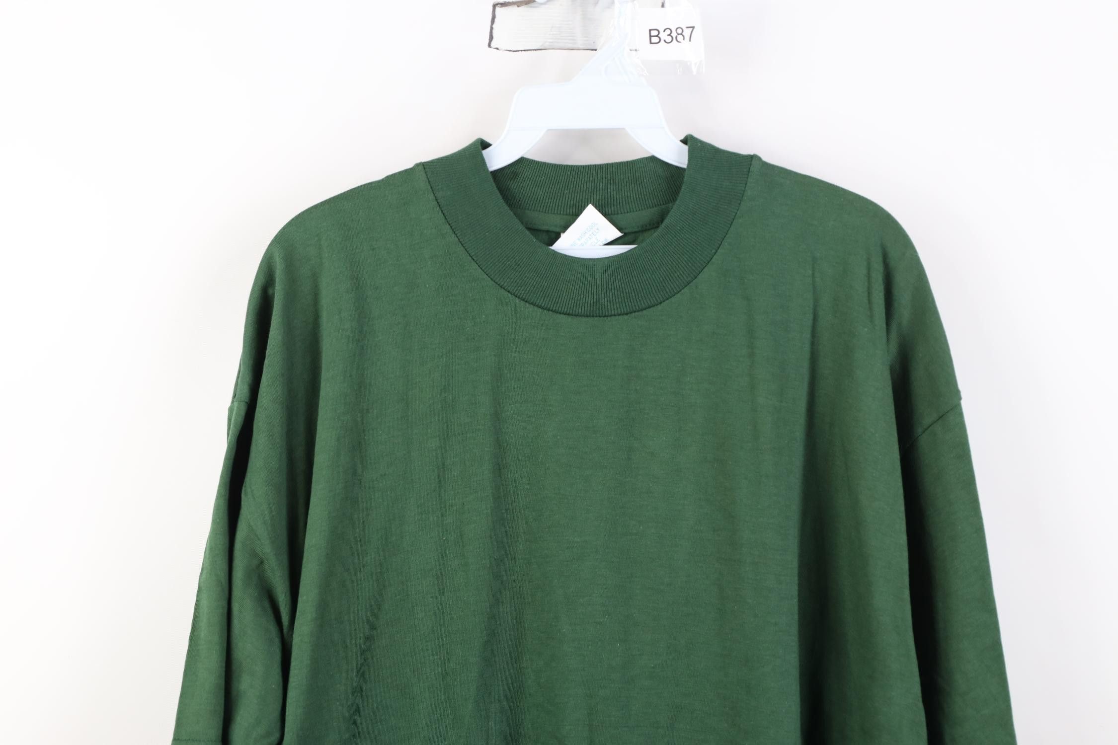 Vintage Deadstock Vintage 90s Streetwear Short Sleeve T-Shirt Cotton Size US XL / EU 56 / 4 - 2 Thumbnail
