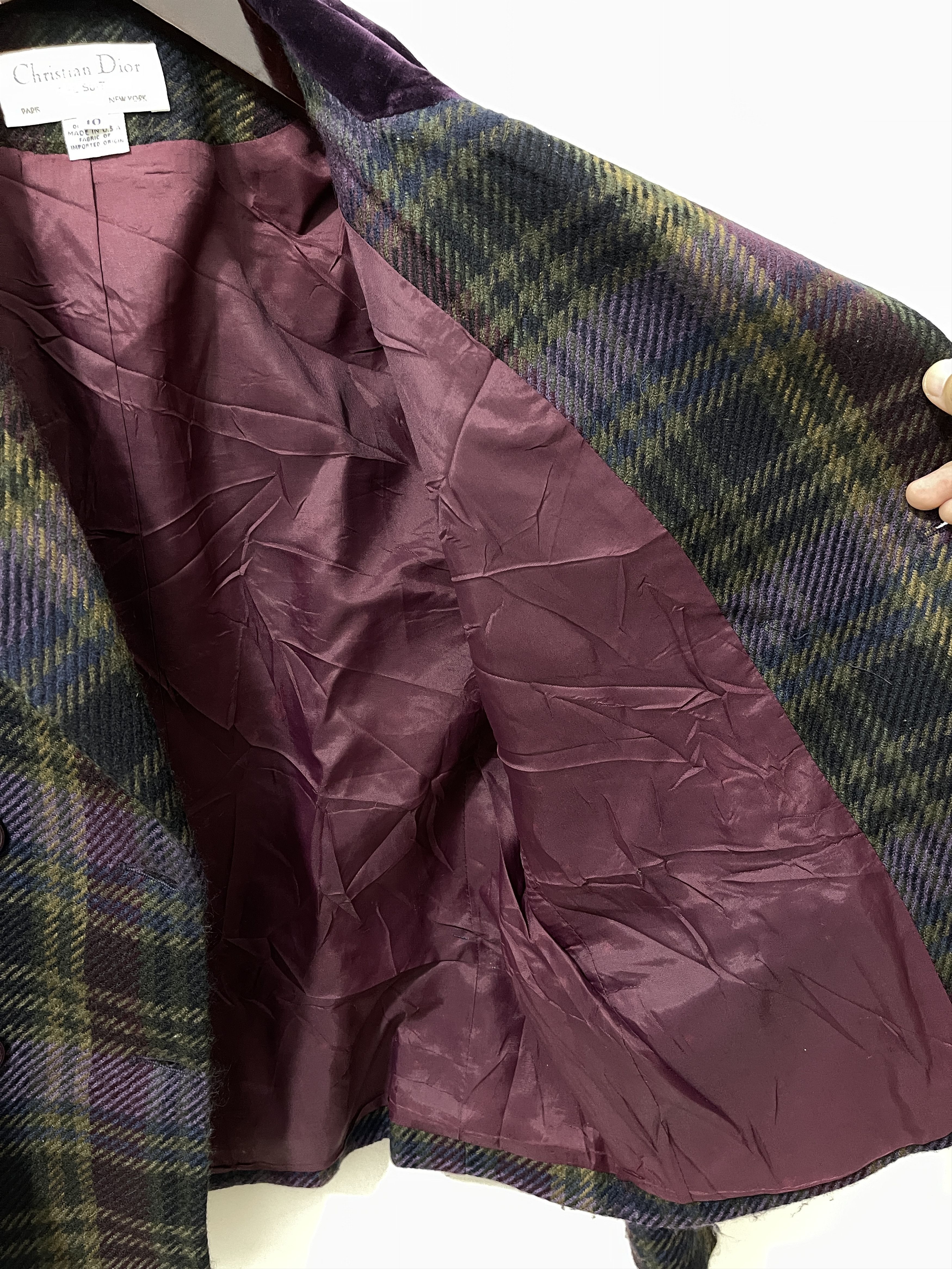 Christian Dior Monsieur Vintage Christian Dior The Suit Double Breast Wool Cropped Size 42R - 7 Thumbnail
