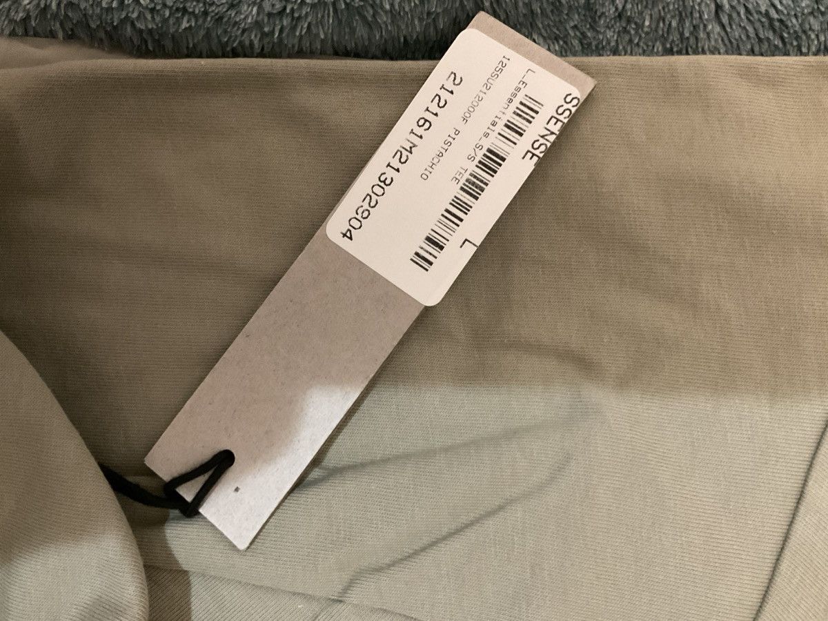 Fear of God Fear of God Essentials Short Sleeve Tee - Size L - Pistachio Size US L / EU 52-54 / 3 - 4 Thumbnail