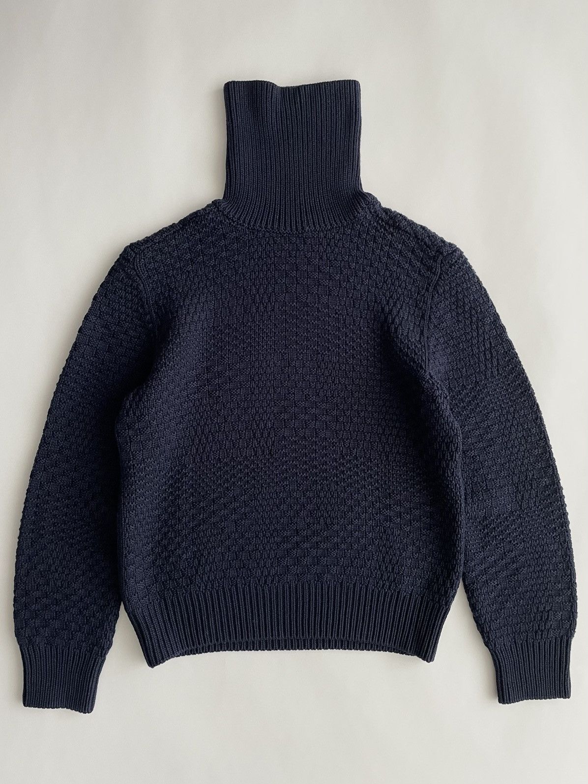 Maison Margiela Martin Margiela AW07 Check Weave Heavy Wool Sweater Size US S / EU 44-46 / 1 - 1 Thumbnail