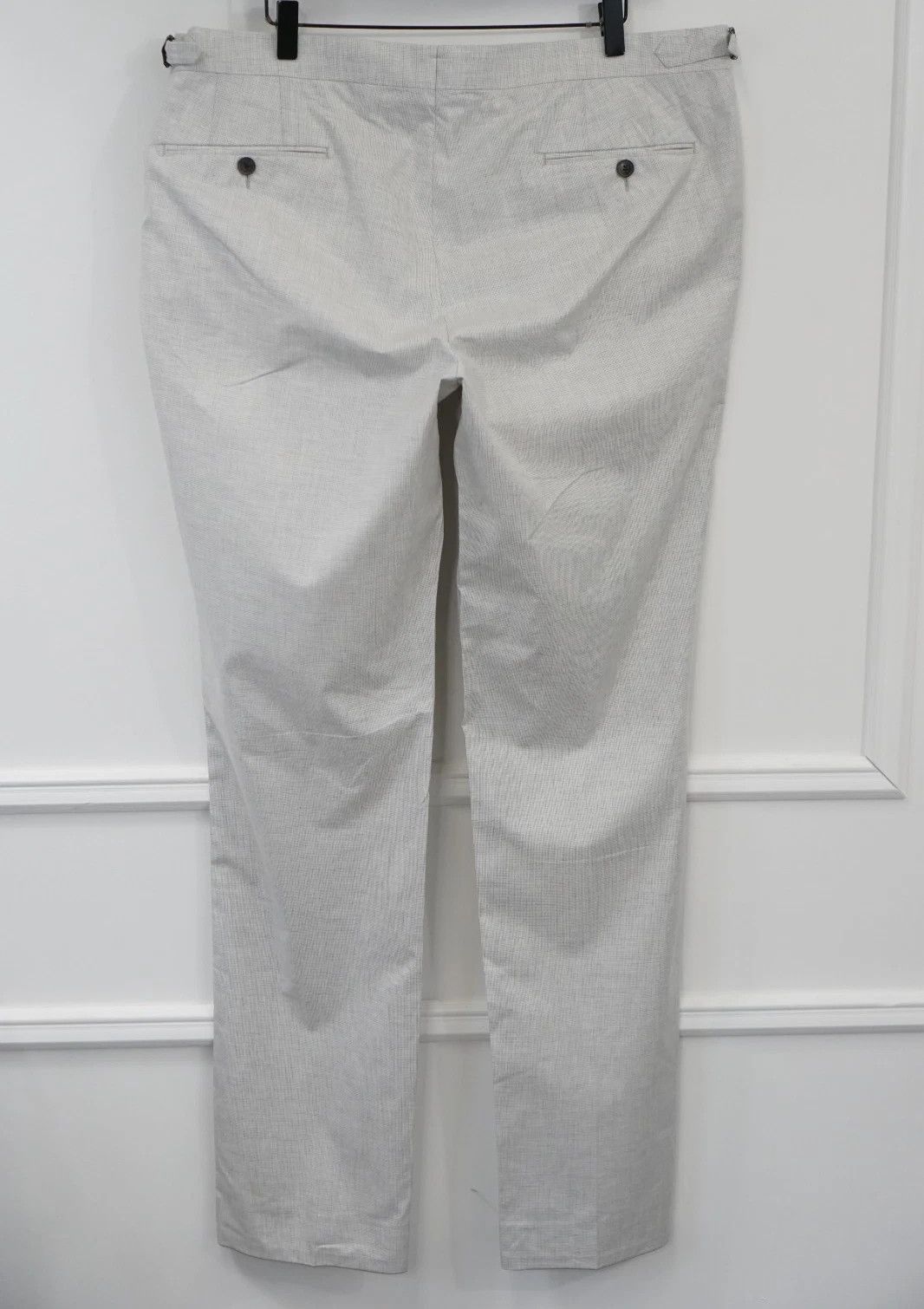 Suitsupply Men Suitsupply Pants Bredwood Grey Cotton Size UK/US46 Size 46R - 2 Thumbnail