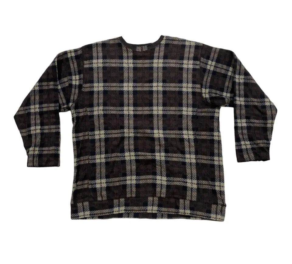 Supreme Supreme Fleece Plaid Checker Crewneck Size US XL / EU 56 / 4 - 2 Thumbnail