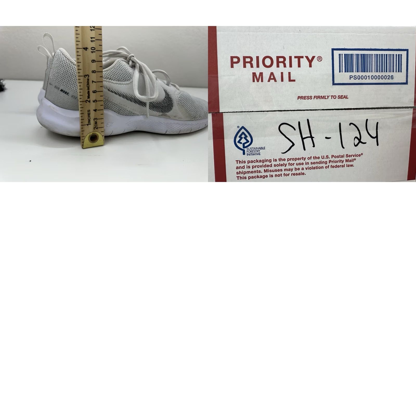 Nike Nike Womens Sneakers Size 10 White Nike Flex Experience Run 10 CI9964-100 Sneaker Ladies 10 White Nike Flex Experience Run 10 CI9964-100 Size US 10 / IT 40 - 8 Thumbnail