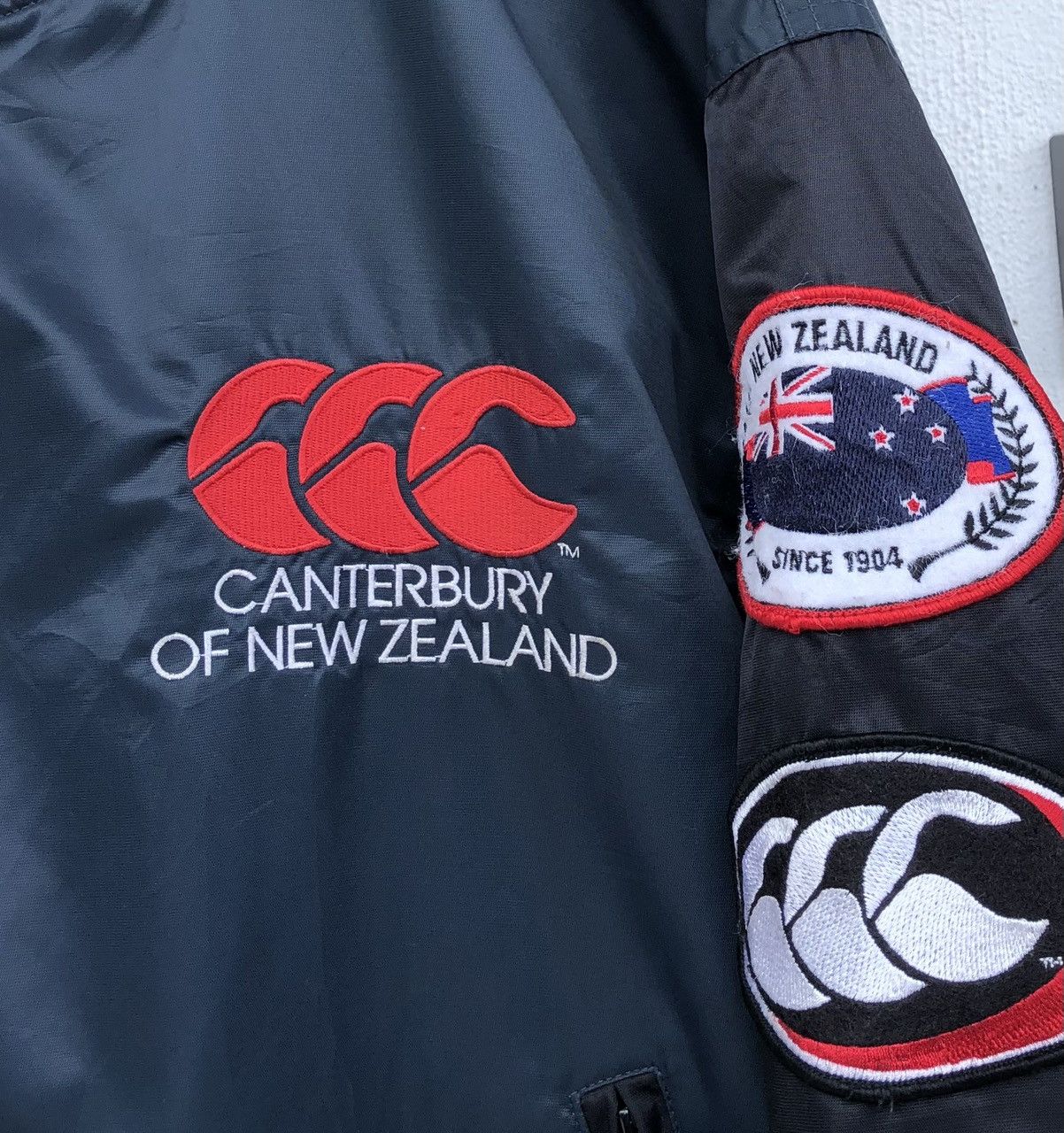 Canterbury of New Zealand VTG Canterburry New Zealand Embroidery Logo Varsity Jacket Size US L / EU 52-54 / 3 - 2 Thumbnail