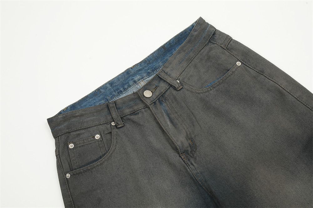Japanese Brand × Jean Heavy distressed men's tie-dyed gradient loose jeans Size US 32 / EU 48 - 4 Thumbnail