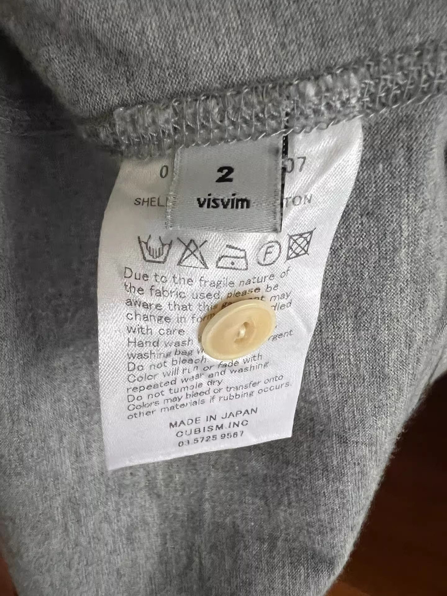 Visvim visvim 2013 Gray Retro Henley T-Shirt Size US M / EU 48-50 / 2 - 6 Thumbnail