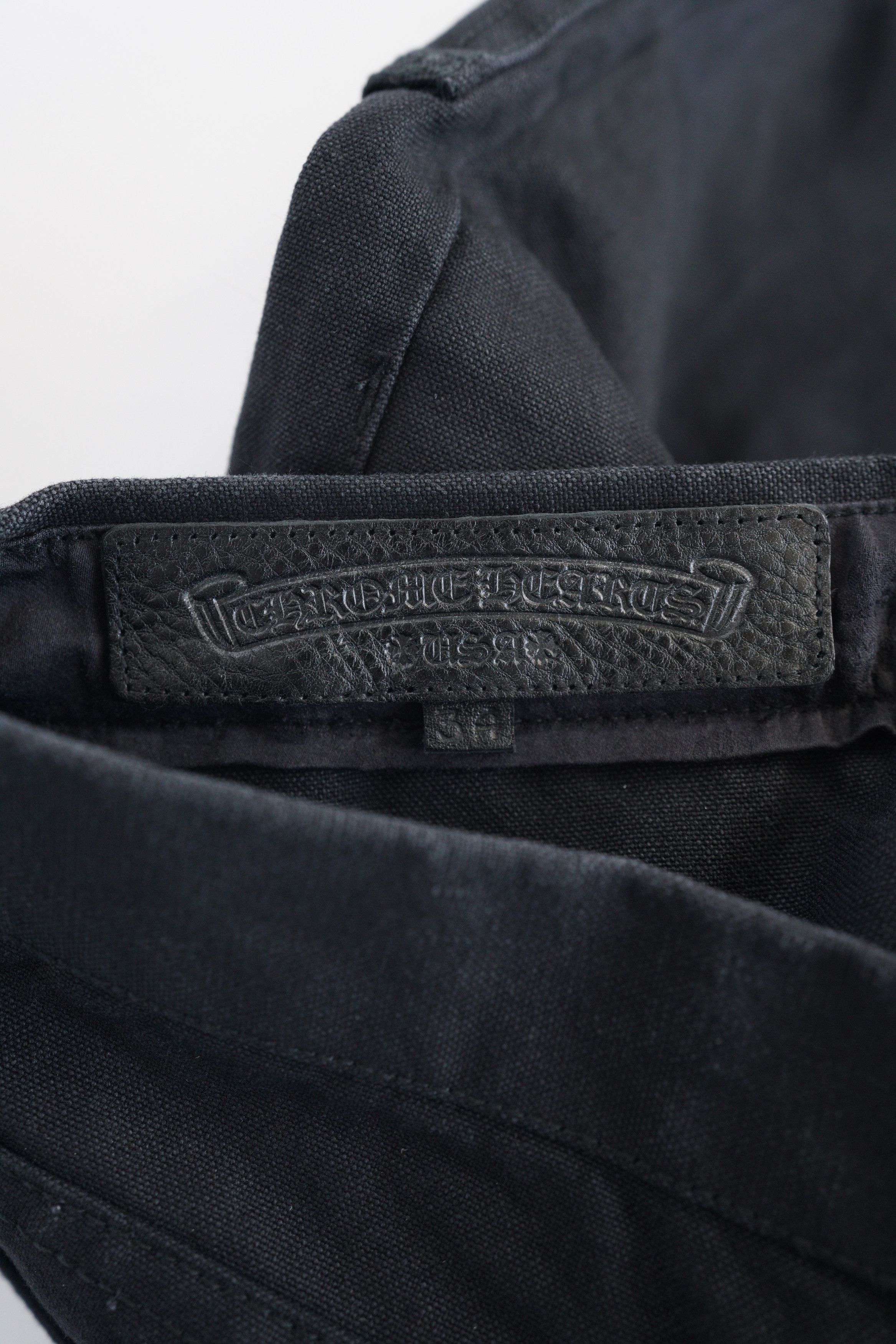 Chrome Hearts Chrome Hearts Cross Patch Double Knee Carpenter Pants - 34 Size US 34 / EU 50 - 10 Thumbnail