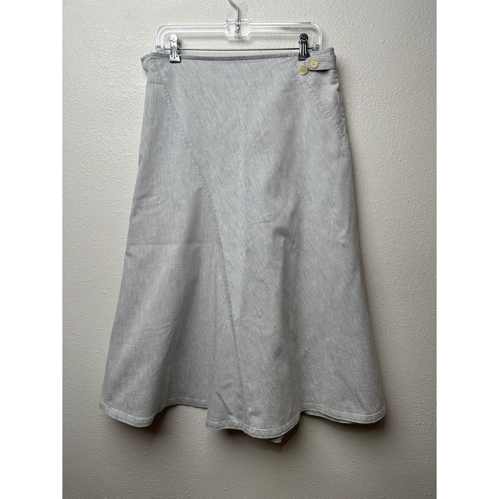 Y's Y's Skirt Gray Womens US S Wrap Midi Size 27" / US 4 / IT 40 - 3 Thumbnail