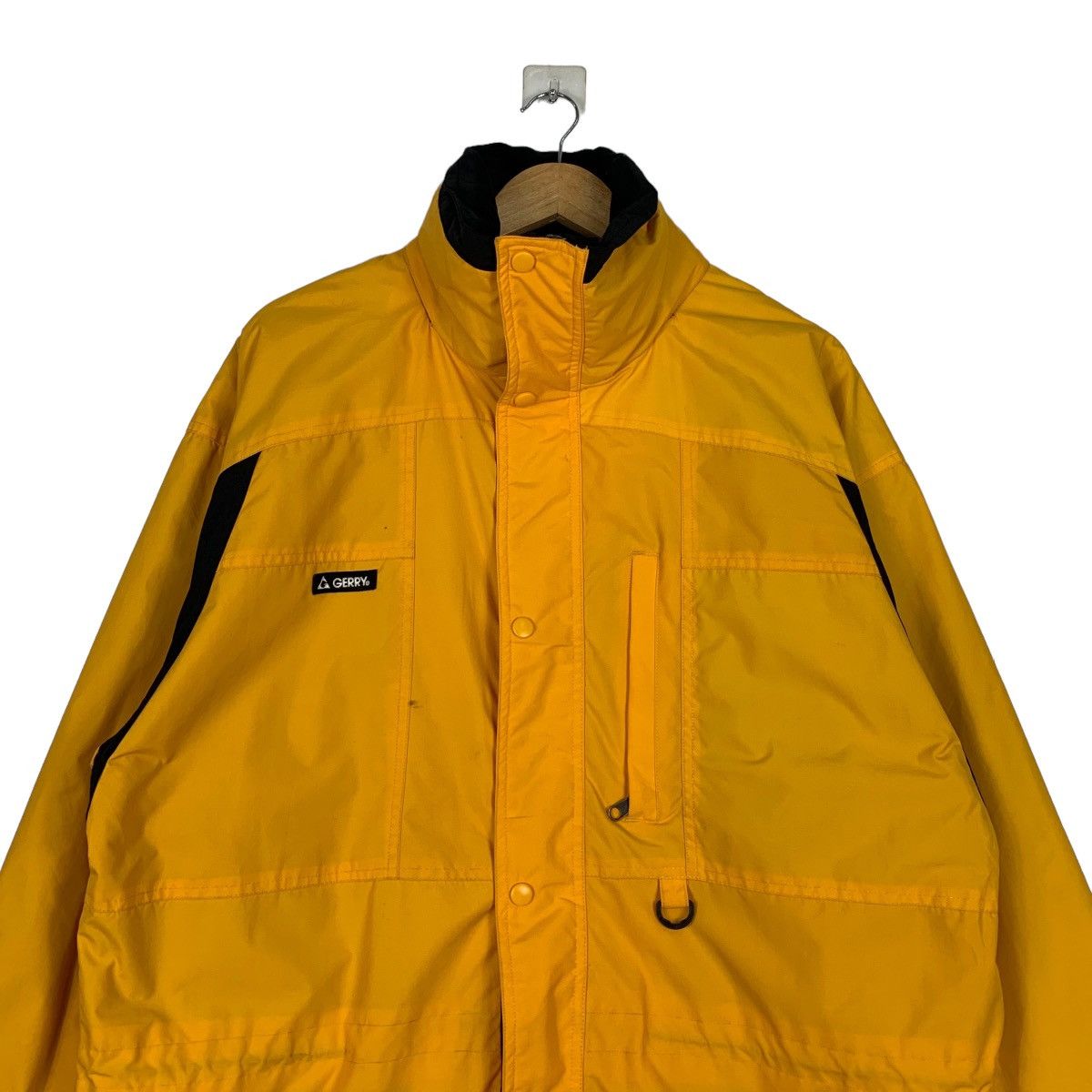 Japanese Brand GERRY Yellow Outdoor Jacket #1109-C50 Size US L / EU 52-54 / 3 - 2 Thumbnail