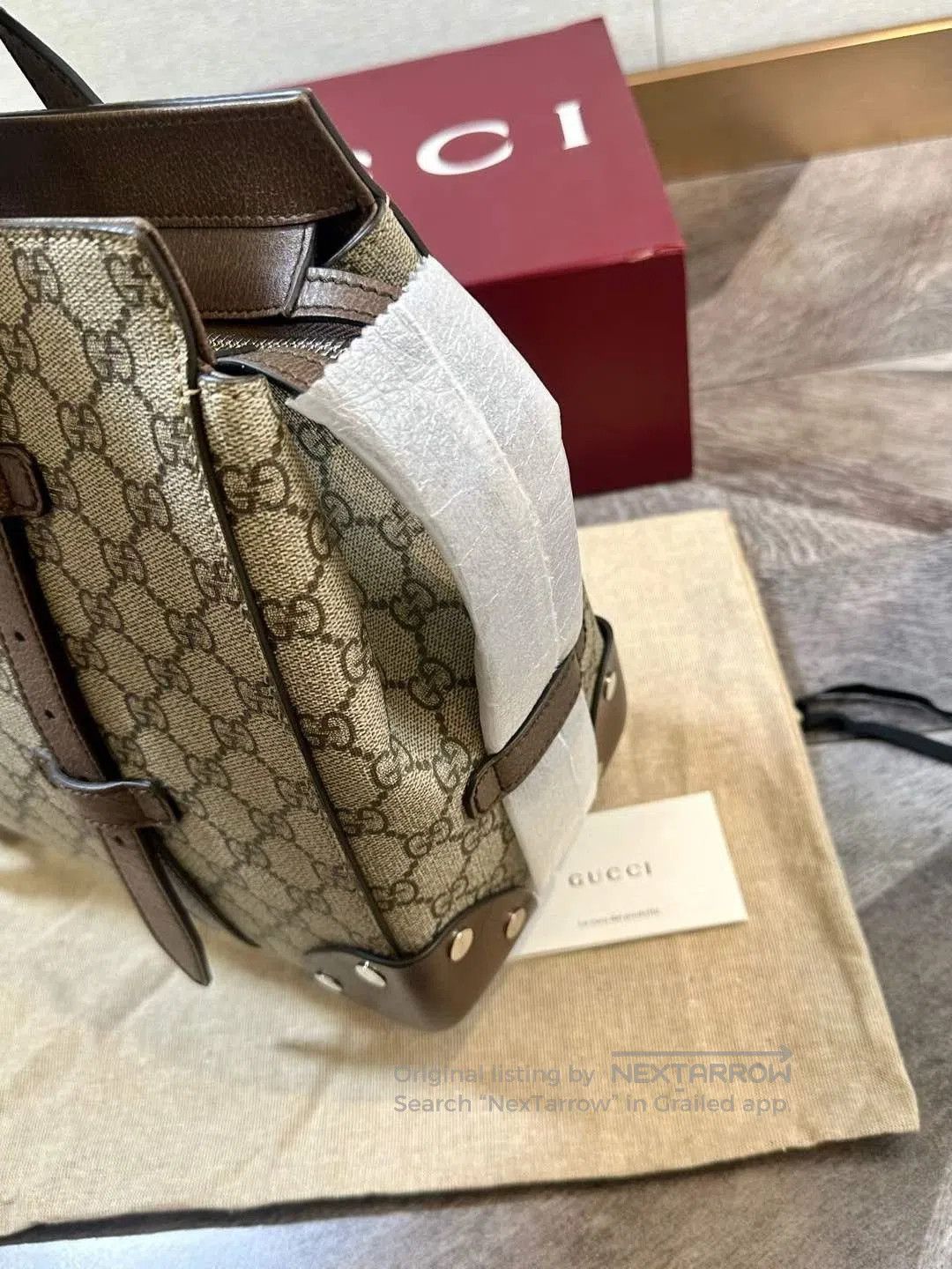 Gucci Gucci Monogram Tote Handbag. Size ONE SIZE - 5 Thumbnail