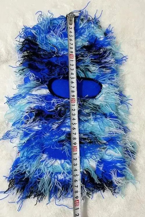 VIBE Distressed Knitted Bennie Caps Full Face Size ONE SIZE - 2 Thumbnail