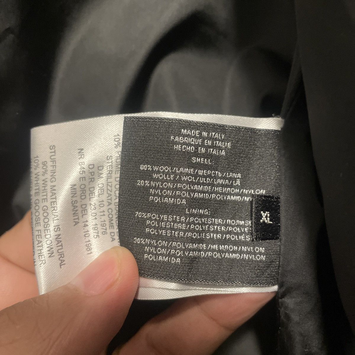 Polo Ralph Lauren × Ralph Lauren × Ralph Lauren Black Label Ralph Lauren RL Black Label Wool Down Jacket Hooded Size XL Size US XL / EU 56 / 4 - 11 Thumbnail
