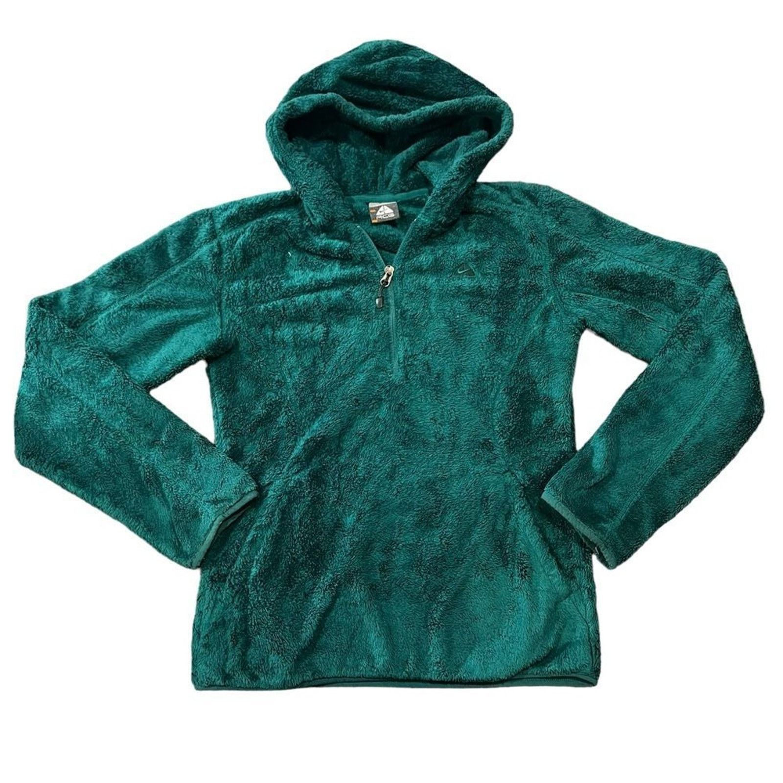 Nike ACG Nike ACG Hoodie Womens XS Green Sherpa Fleece 1/4 Zip Size XS / US 0-2 / IT 36-38 - 2 Thumbnail