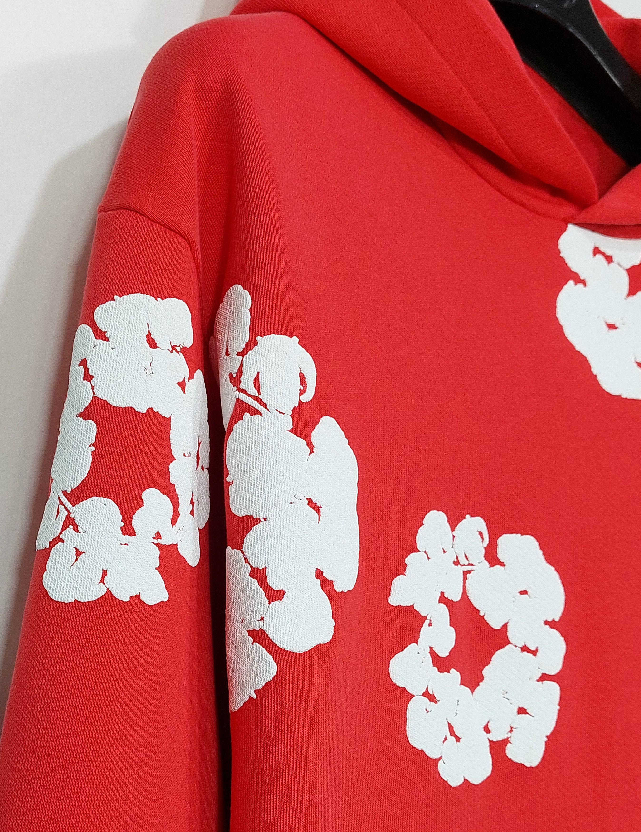 DENIM TEARS the cotton wreath hoodie - red L Size US L / EU 52-54 / 3 - 9 Thumbnail