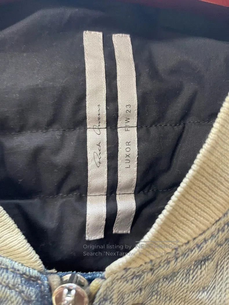 Rick Owens Rick Owens Acid Wash Denim Down Jacket. Size US XS / EU 42 / 0 - 3 Thumbnail