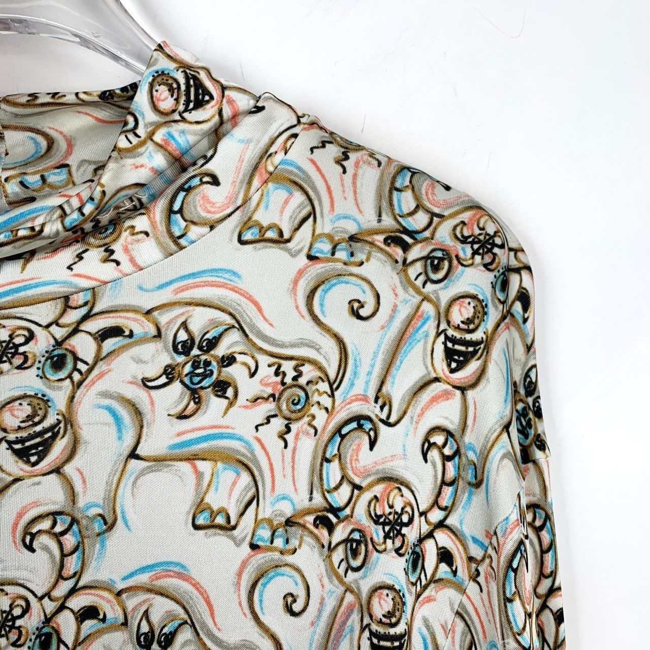 Dior Dior x Kenny Scharf Bull Graphic Print Color-Block High-Neck Size M / US 6-8 / IT 42-44 - 6 Thumbnail