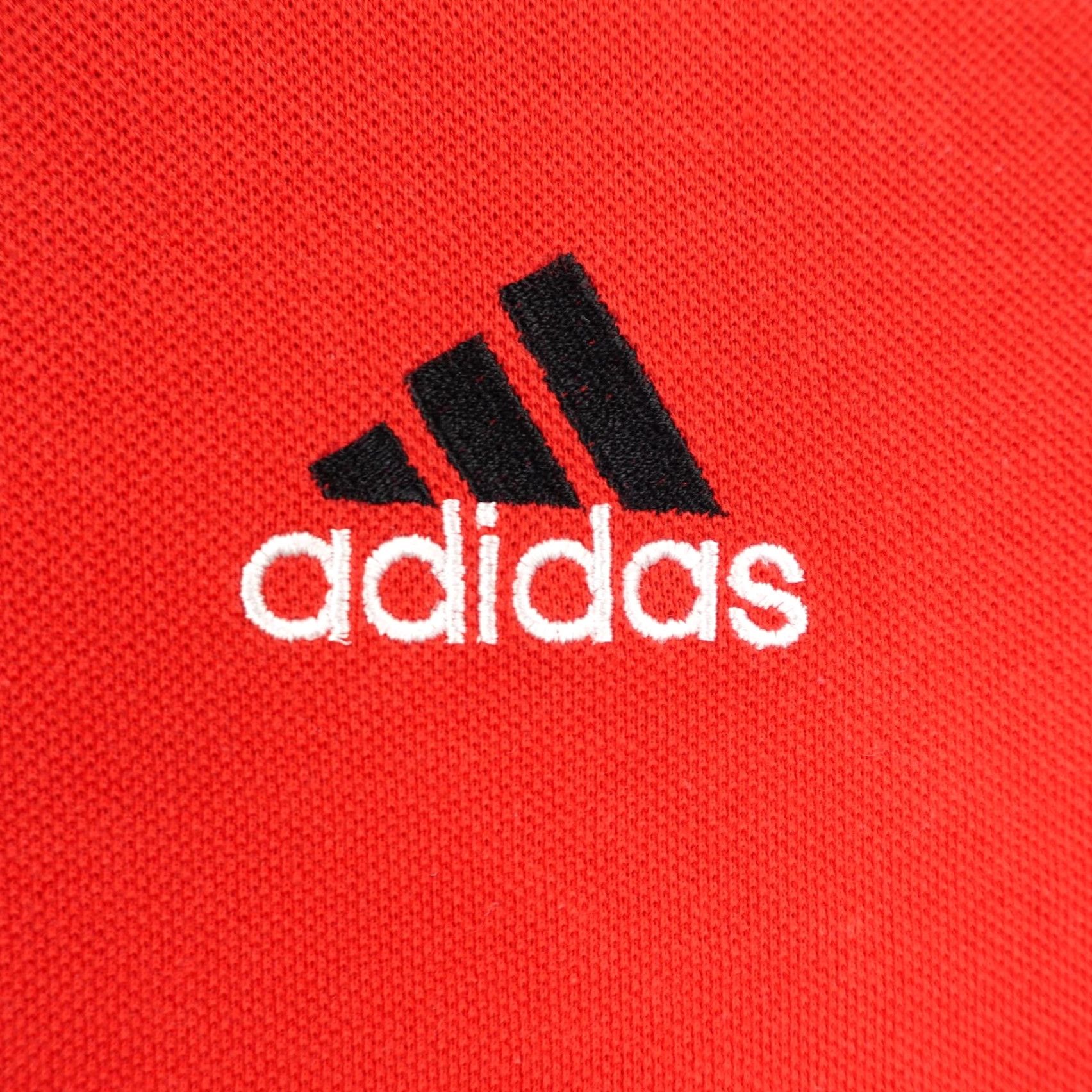 Adidas VINTAGE Adidas Polo Shirt Large Red 90s Golf Tennis Mens Size US L / EU 52-54 / 3 - 3 Thumbnail
