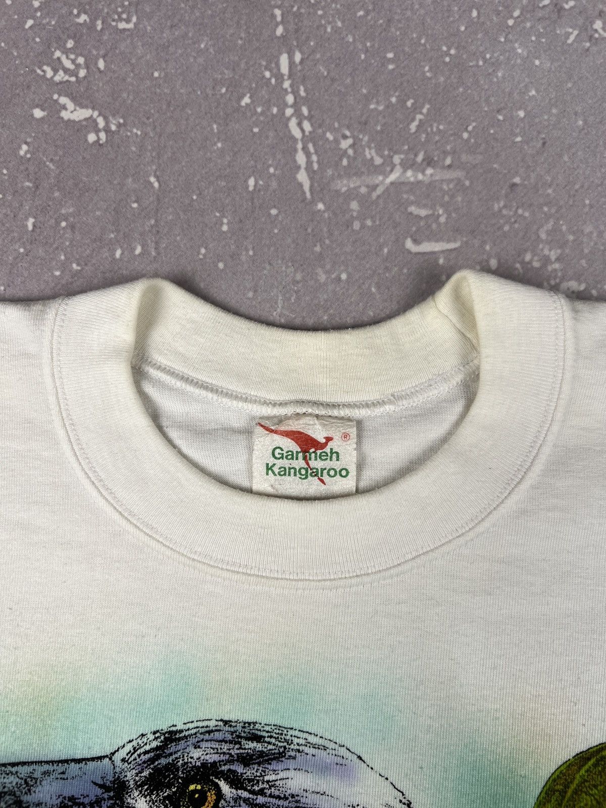 Vintage 1990 Vintage Kookaburra Joe R Graphic Single Stitch T Shirt Size US S / EU 44-46 / 1 - 5 Thumbnail