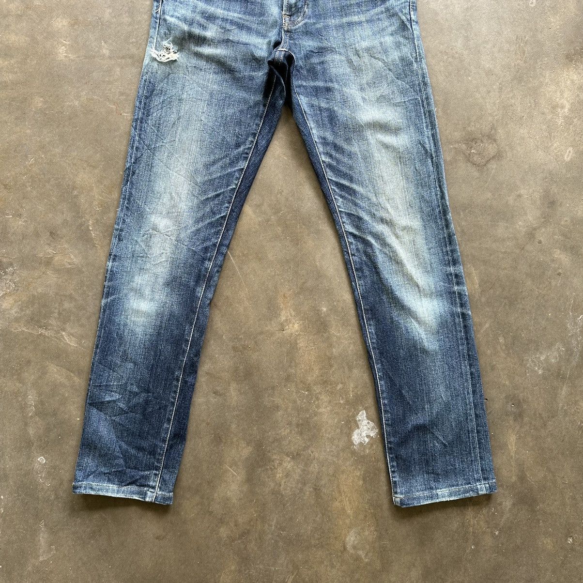 Japanese Brand W30 🔥 Vtg Japanese Distressed Denim Jean Pant Size US 30 / EU 46 - 2 Thumbnail