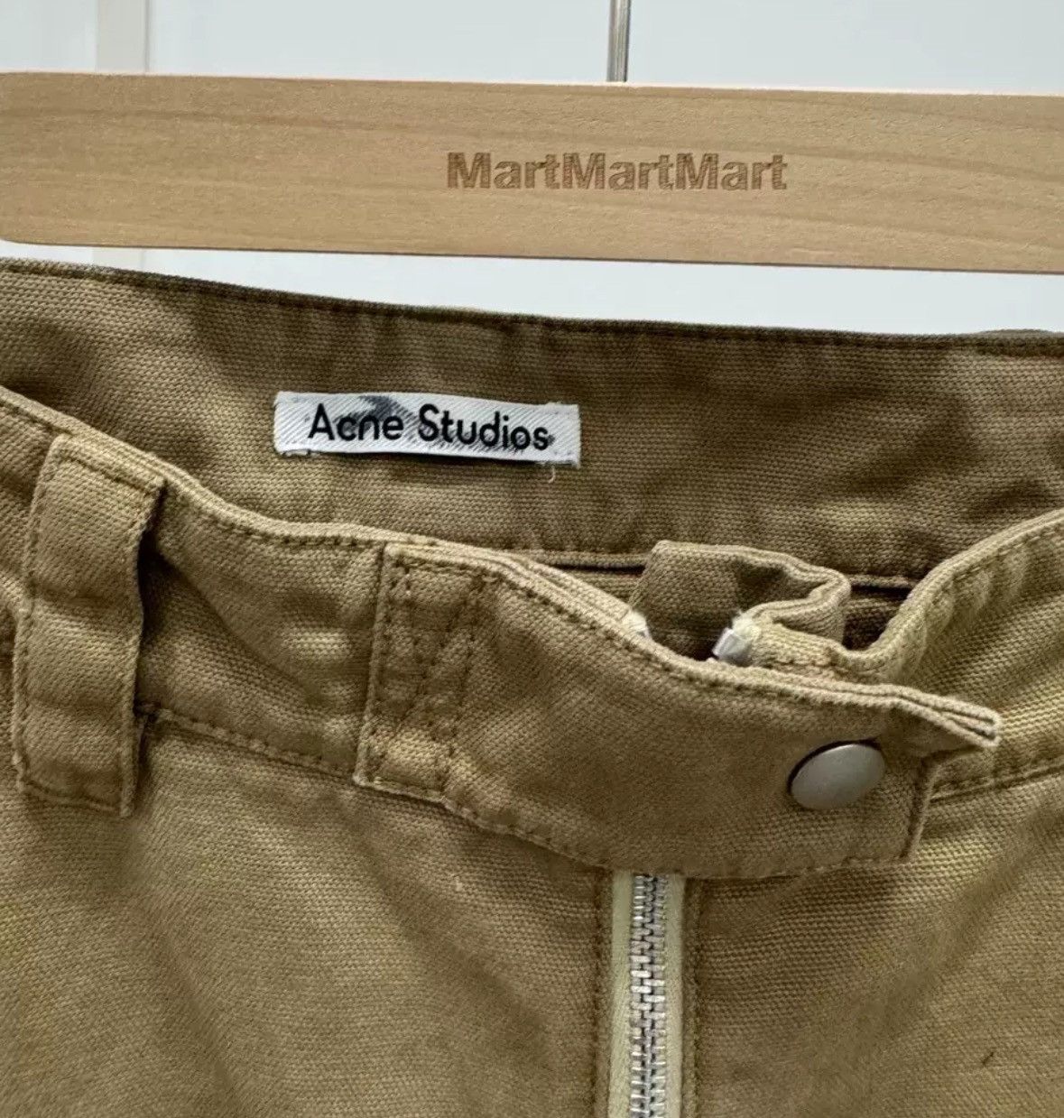 Acne Studios Acne Studios Sand colored Strap Pants2412-Nextarrow Size US 36 / EU 52 - 5 Thumbnail