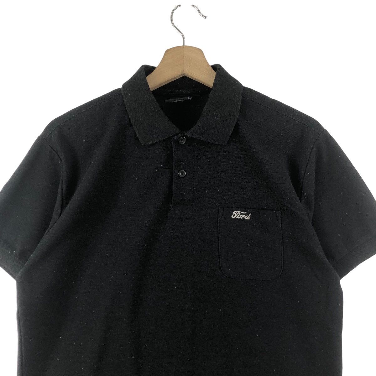 Ford Vintage FORD MOTOR RACING Team Plain Polo Tee Shirt Embossed Size US M / EU 48-50 / 2 - 2 Thumbnail
