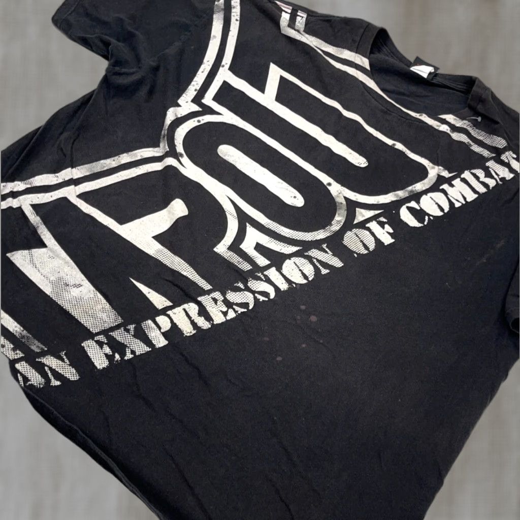 Tapout VINTAGE Tapout Shirt Men 2XL Black Tee Graphic Print Viking Gothic Grunge Motorcycle Punk USA Sun Faded AOP Short Sleeve T-Shirt Mens Size US XXL / EU 58 / 5 - 1 Thumbnail