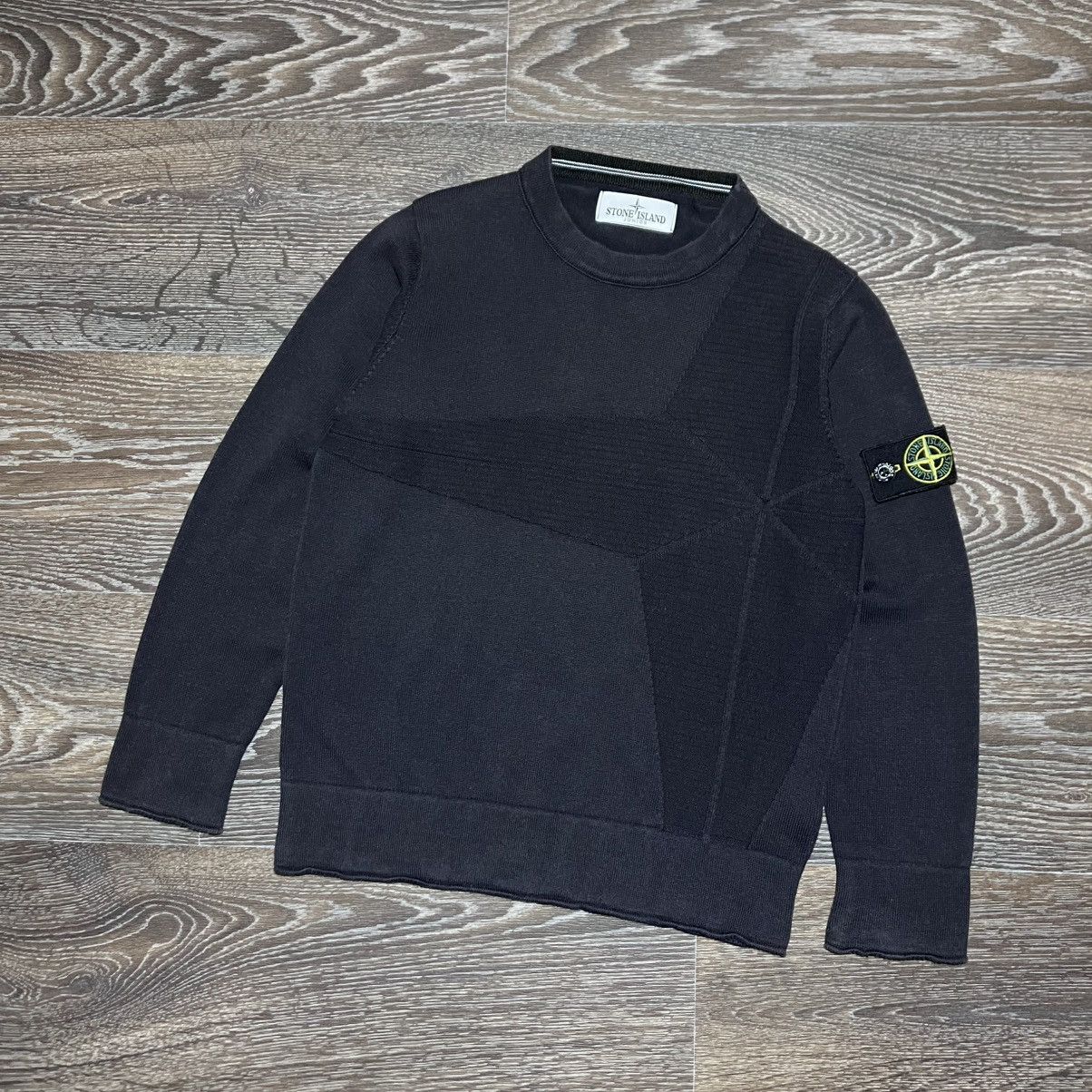 Stone Island S/S’2013 STONE ISLAND Junior Wind Rose Knit Cotton Sweater Size US XXS / EU 40 - 1 Thumbnail