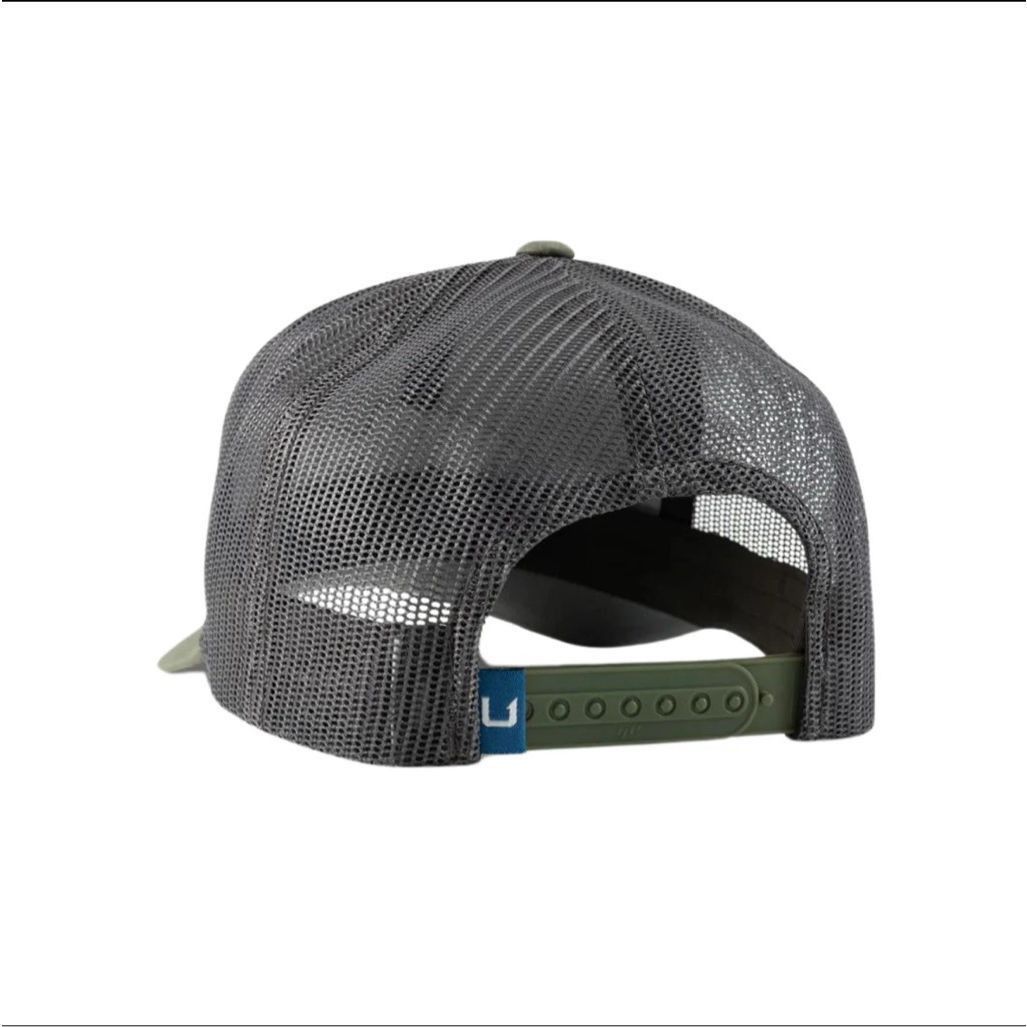 Other NEW HUK Fishing Hat Bass Logo Moss Green Anti-Glare SnapBack Size ONE SIZE - 2 Thumbnail