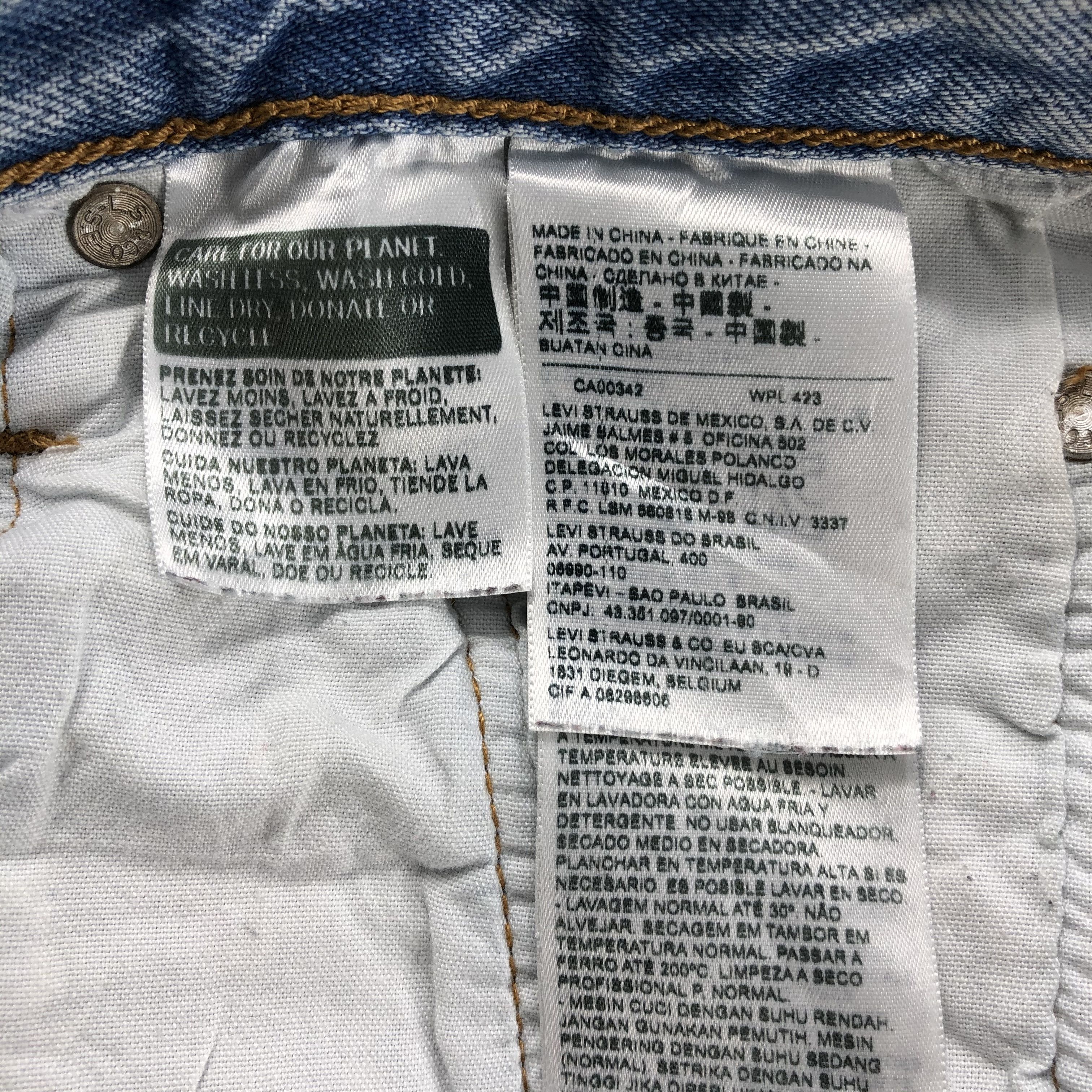 Levi's Vintage Light Wash Levis 501 Jeans-JM2278 Size US 34 / EU 50 - 13 Thumbnail