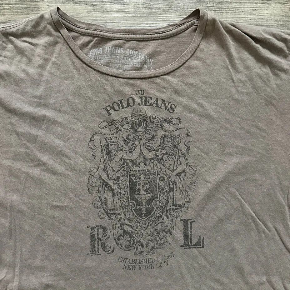 Polo Ralph Lauren Polo Ralph Lauren Polo Jeans Company Coat Of Arms Crest Tee Size US L / EU 52-54 / 3 - 2 Thumbnail