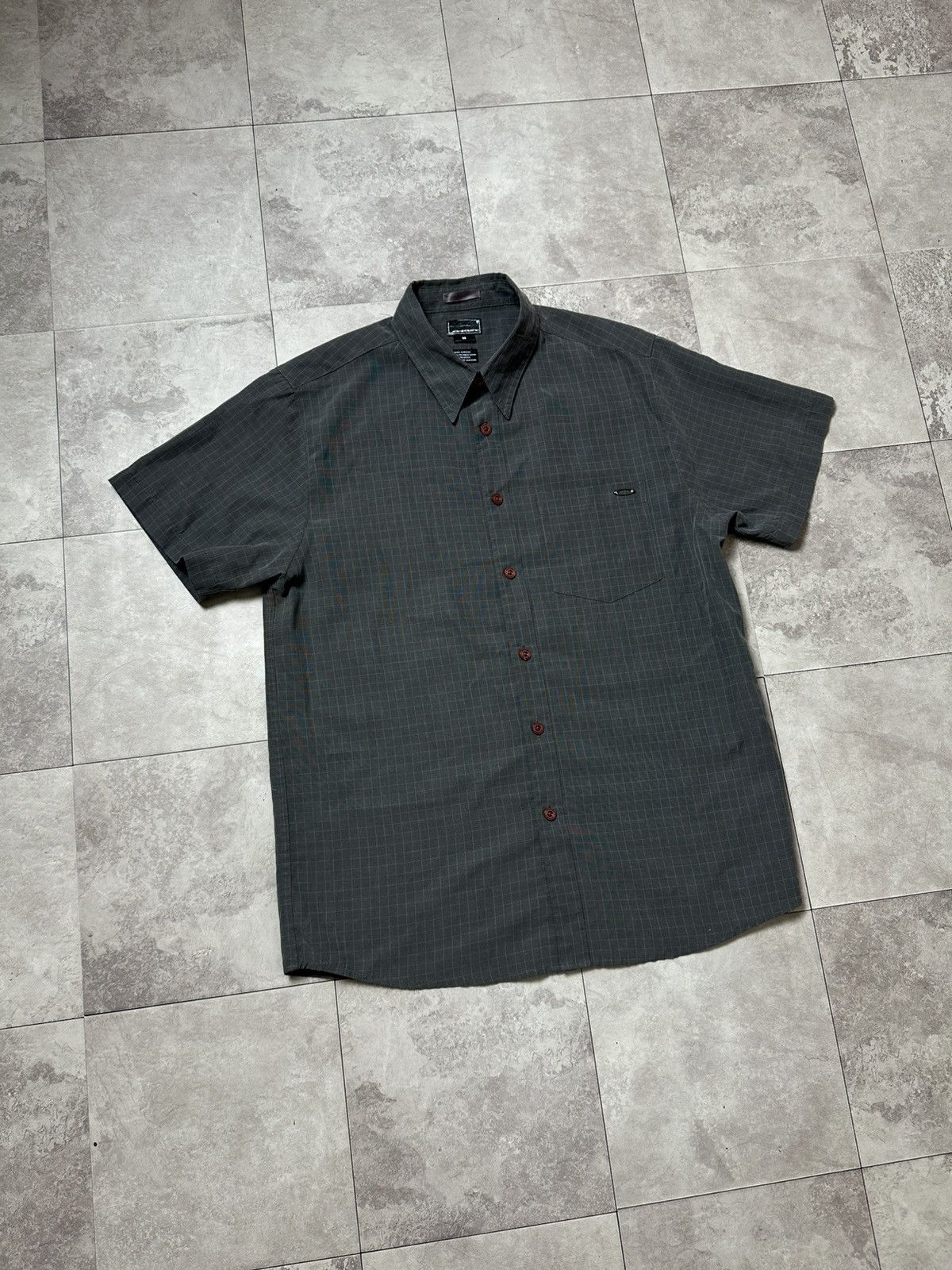 Oakley × Vintage Vintage Oakley Metal Logo Pockets Shirt Shirt Sleeve Sz M Size US M / EU 48-50 / 2 - 3 Thumbnail