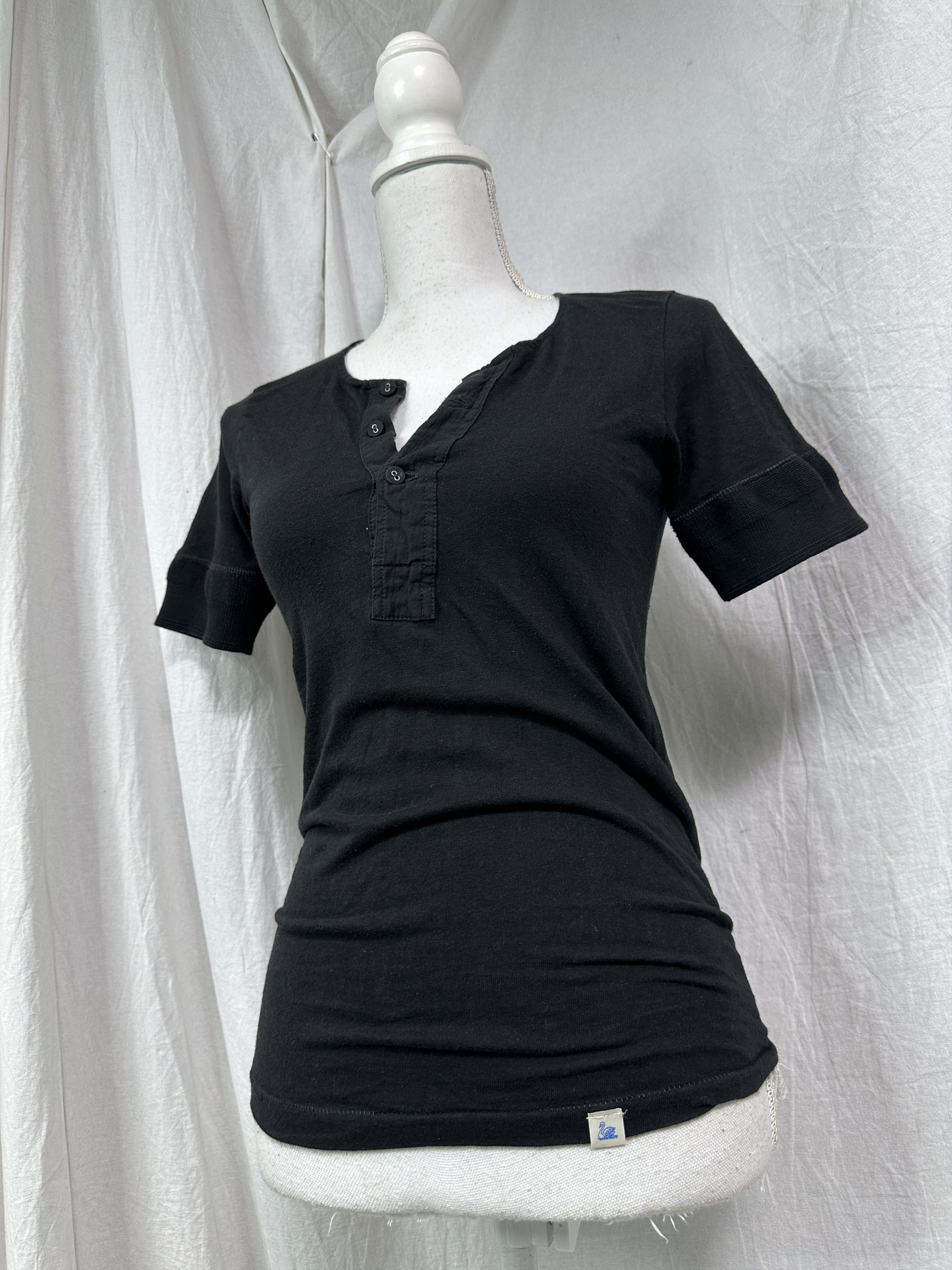Vintage Vintage Avant Garde Grunge Merz B. Schwanen T-shirt Y2K Size XS / US 0-2 / IT 36-38 - 1 Thumbnail