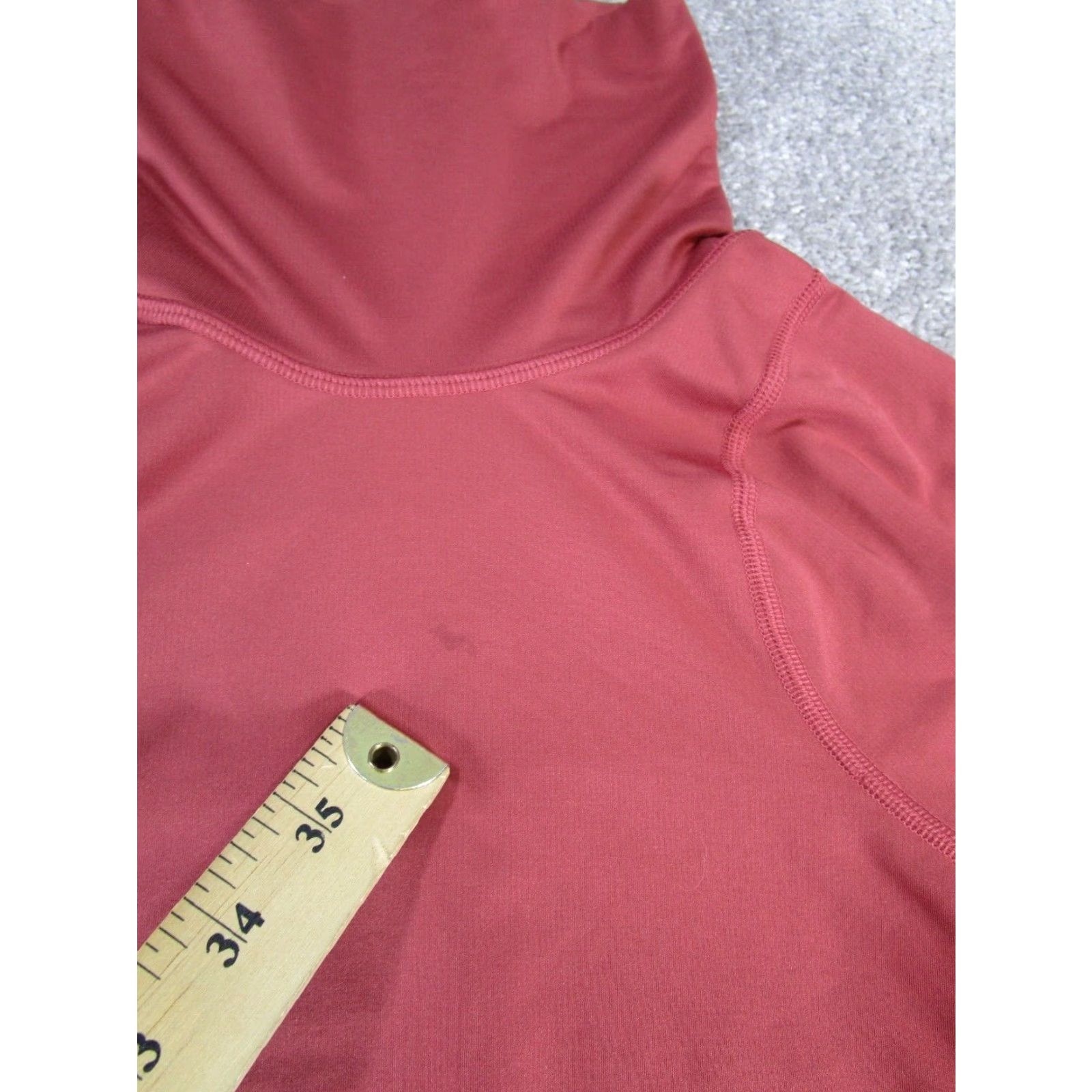 Nike VINTAGE Nike Sweater Shirt Women's L Red Dri-Fit Pullover High Neck Activewear Sweatshirt Mens Womens Size L / US 10 / IT 46 - 5 Thumbnail