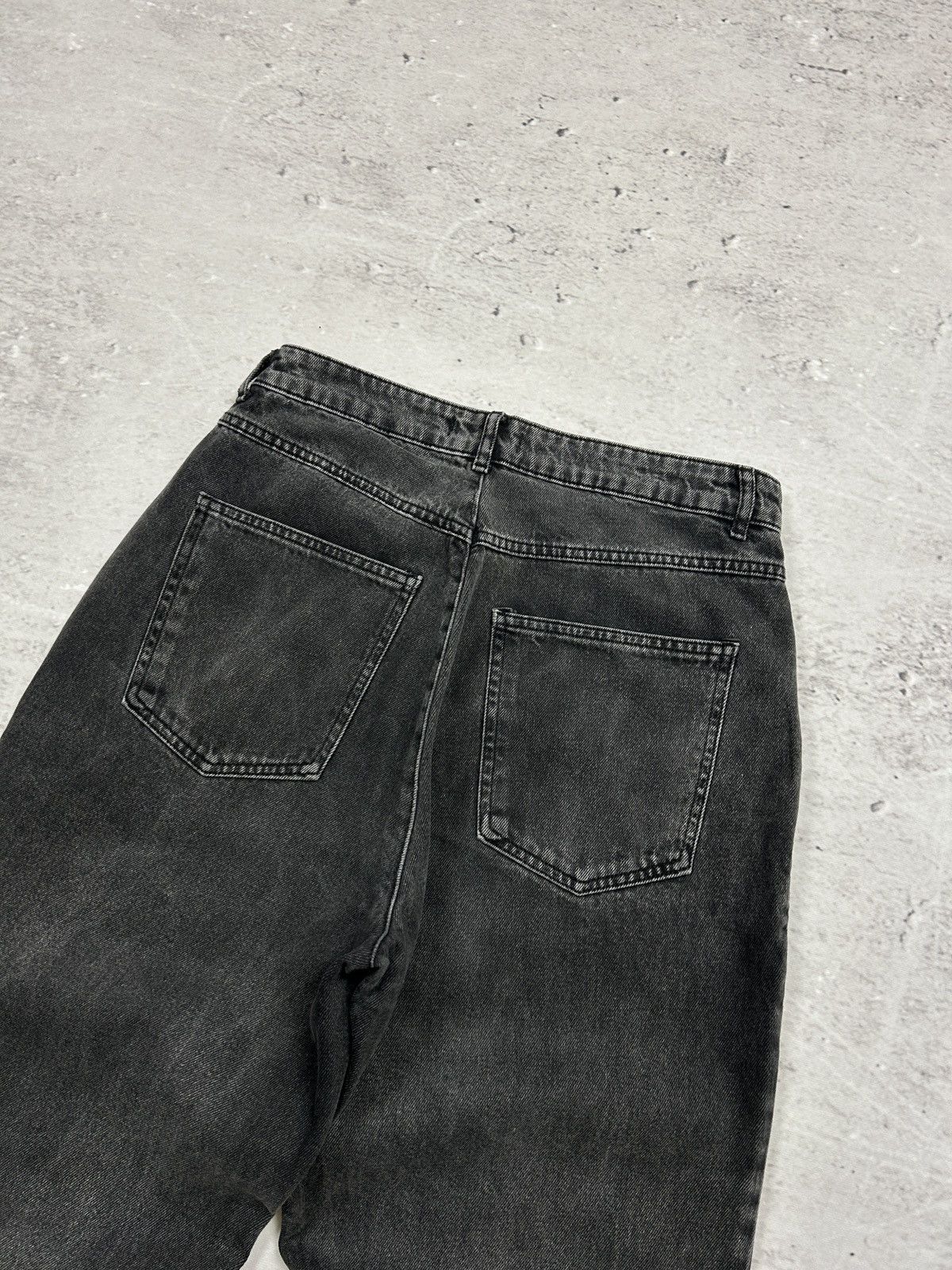JNCO × Southpole × Vintage 💥FAST SALE💥Vintage Baggy Washed Black Cropped Denim Jeann Size US 32 / EU 48 - 10 Thumbnail