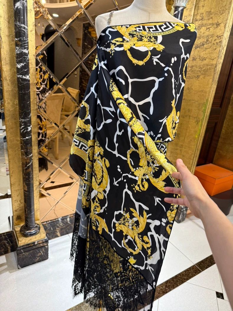 Versace Versace Baroque print camisole cape shawl dress Size M / US 6-8 / IT 42-44 - 4 Thumbnail