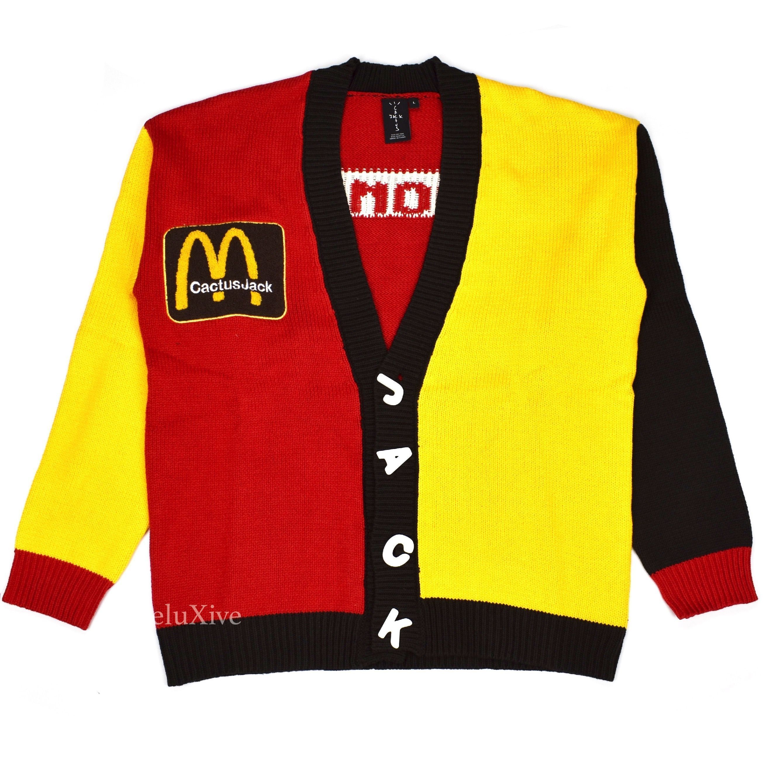 Cactus Plant Flea Market × Travis Scott Cactus Jack CPFM McDonalds Color Blocked Logo Cardigan DS Size US L / EU 52-54 / 3 - 1 Preview