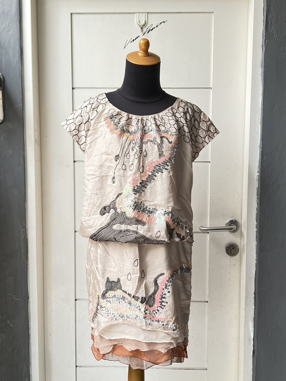 Tsumori Chisato TSUMORI CHISATO Midi Dress Size XS / US 0-2 / IT 36-38 - 13 Thumbnail