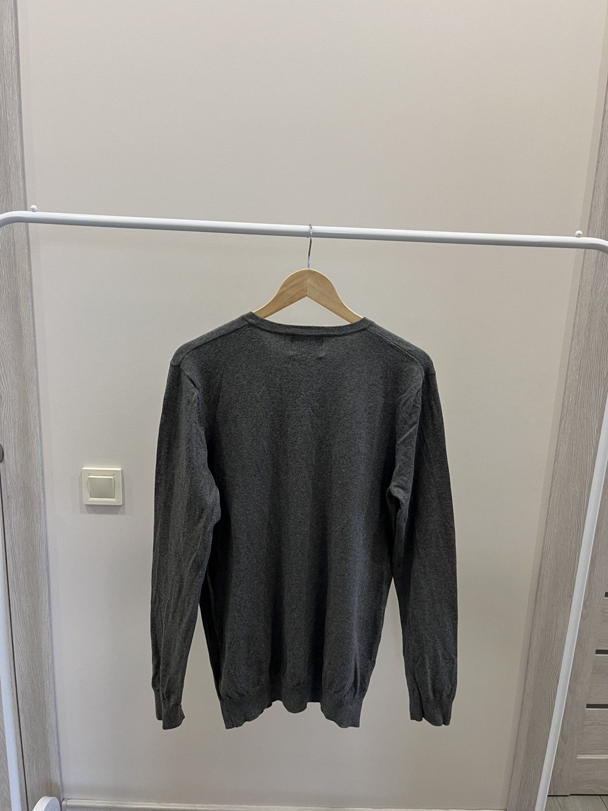 Dale Of Norway Vintage John Lewis & Co Beige Fisherman V-neck Sweater Size US M / EU 48-50 / 2 - 3 Thumbnail