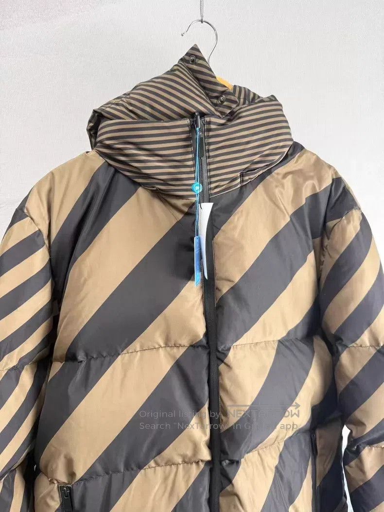 Fendi Fendi Brown All-over Printed Double-sided Hooded Down Jack Size US L / EU 52-54 / 3 - 5 Thumbnail