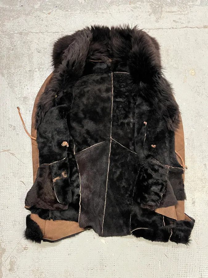 Roberto Cavalli 2000s Roberto Cavalli Brown Shearling Jacket Size M / US 6-8 / IT 42-44 - 7 Thumbnail