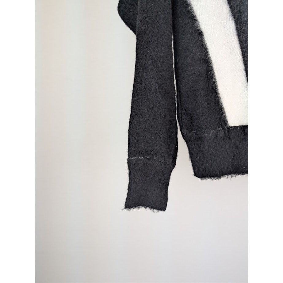 Saint Laurent Paris o1rshd1 555 / Laine Chevron Pull Knitwear in Naturel / Noir Size US M / EU 48-50 / 2 - 6 Thumbnail